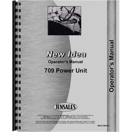 New Idea 709 Implement Operators Manual